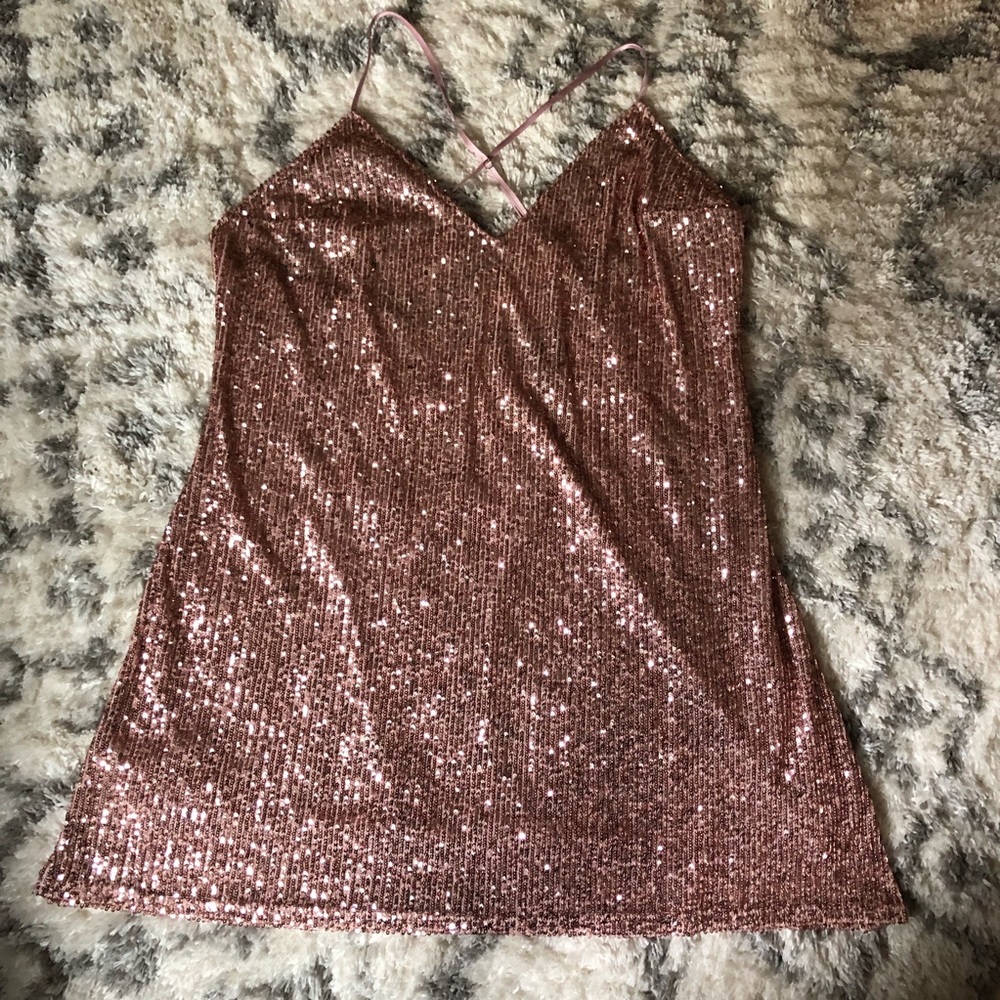 pink victoria’s secret slip dress